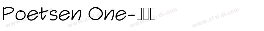Poetsen One字体转换
